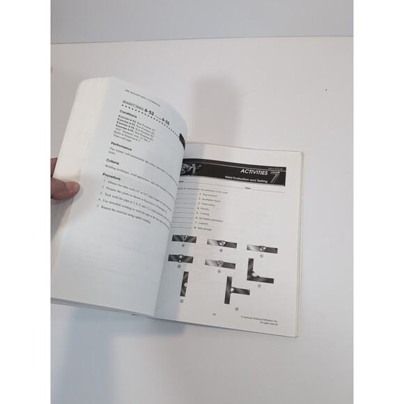 Jonathan Gosse WELDING SKILLS WORKBOOK 2010 4th edition Softcover  GOOD - Picture 9 of 12